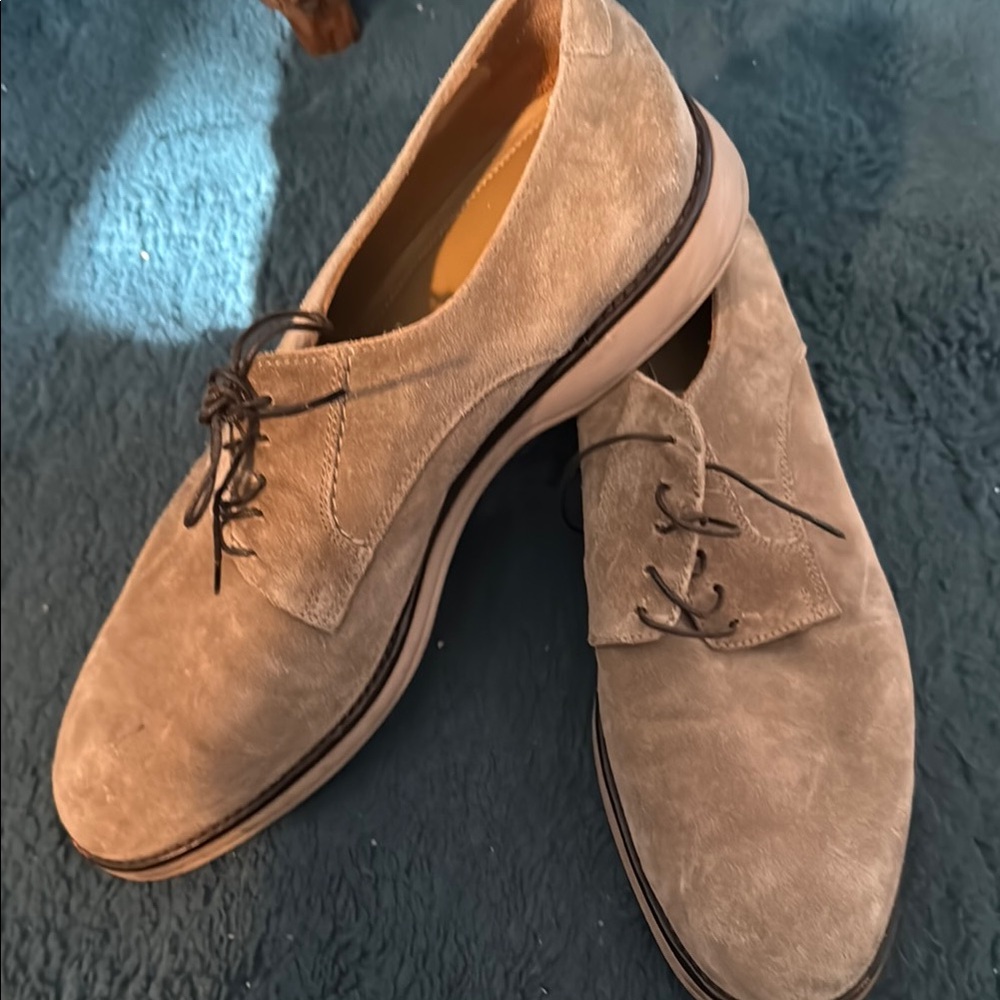 Men's Tan Suede Shoes